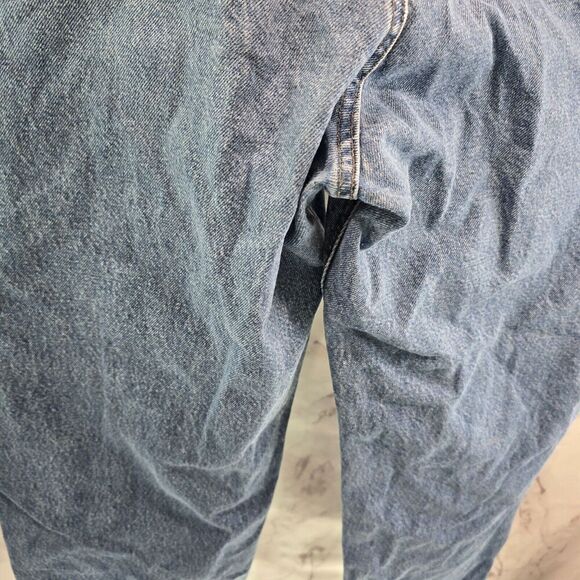 Carhartt Jeans Mens 42 X 32 Denim Relaxed Fit Medium Wash Straight Leg - Picture 6 of 10